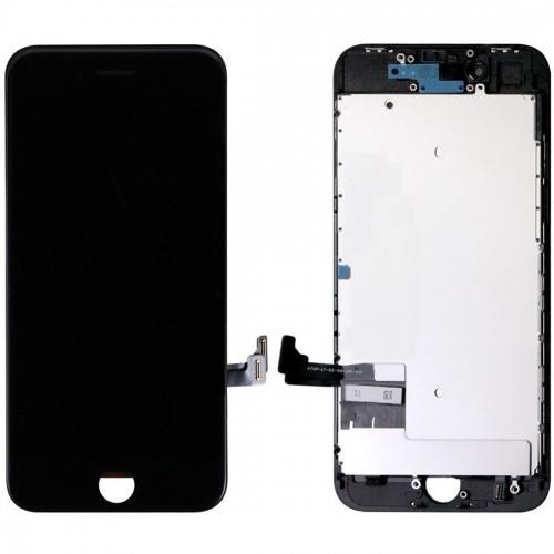 iPhone 8/iPhone SE 2020 LCD Black with Metal Plate